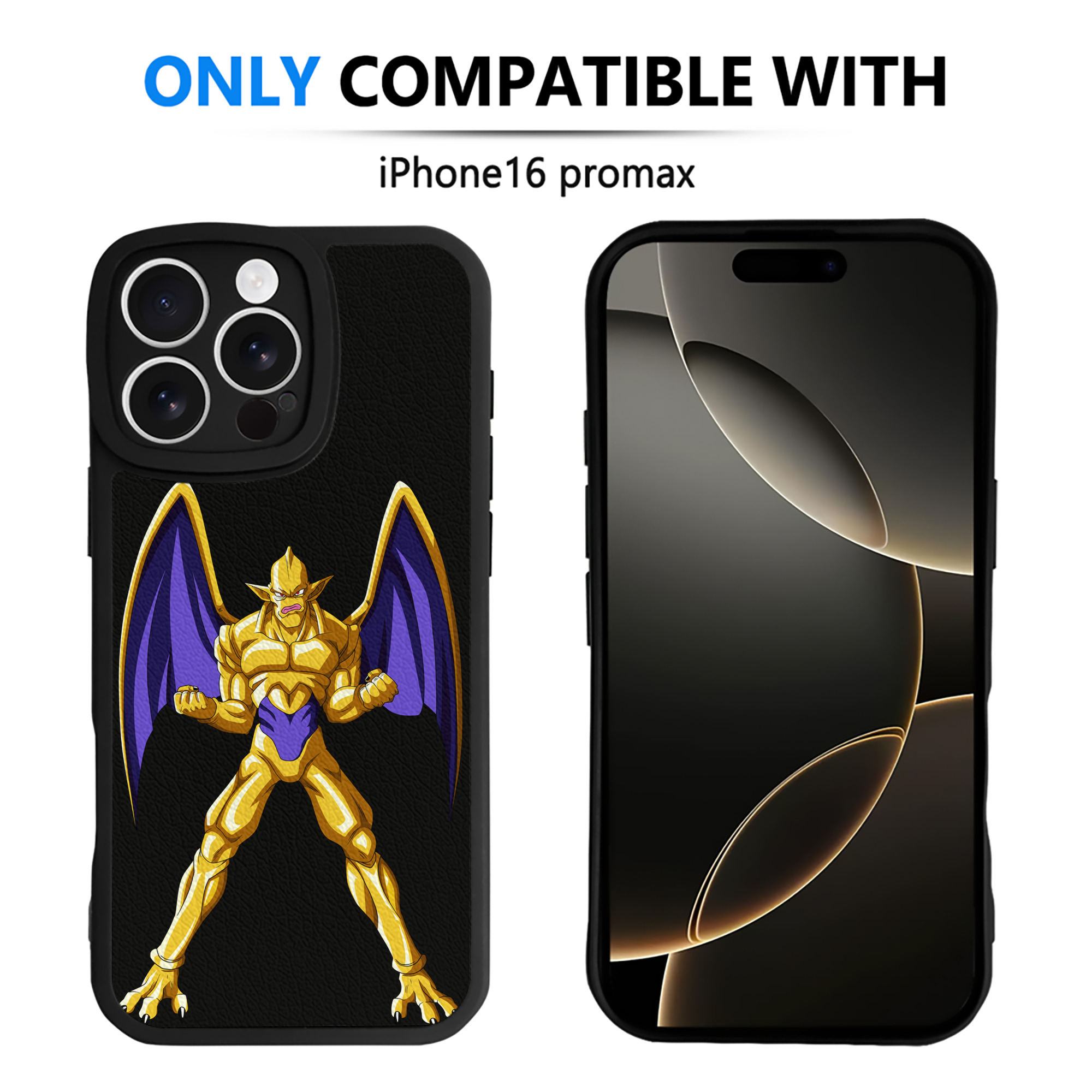 （画像用） ドラゴンボール DRAGON BALL 【iPhone 16シリーズ対応】シリコンスマホケース（レザー調） 材質：シリコン